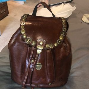 Patricia Nash Cognac color Backpack